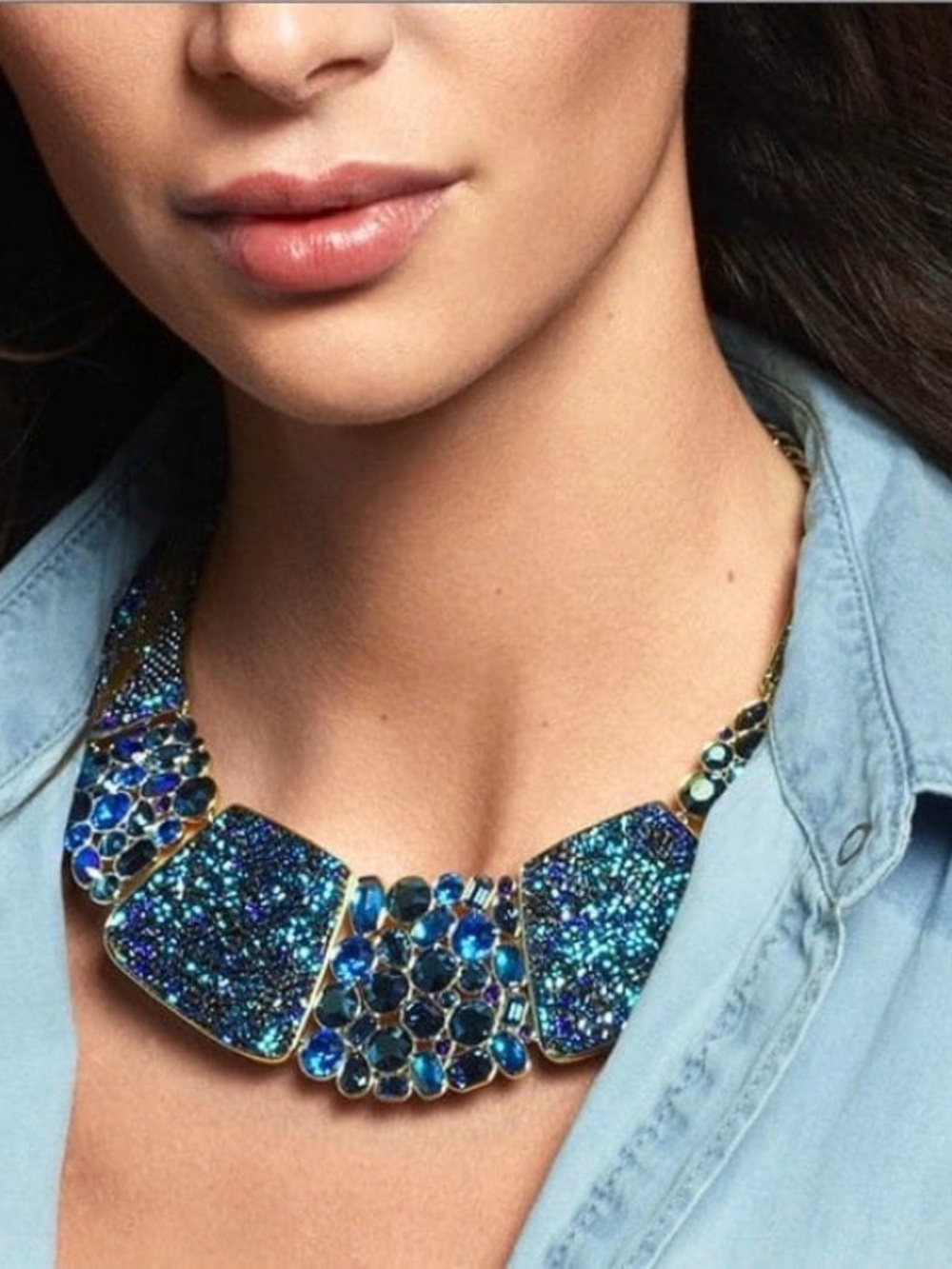 Swarovski Amazing Statement Necklace | All Around Crystal Bib Choker |